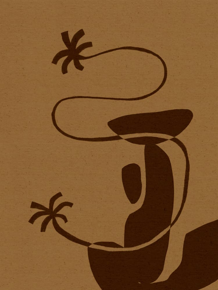The Land Story 2 by Shatha Al Dafai — canvas wall art