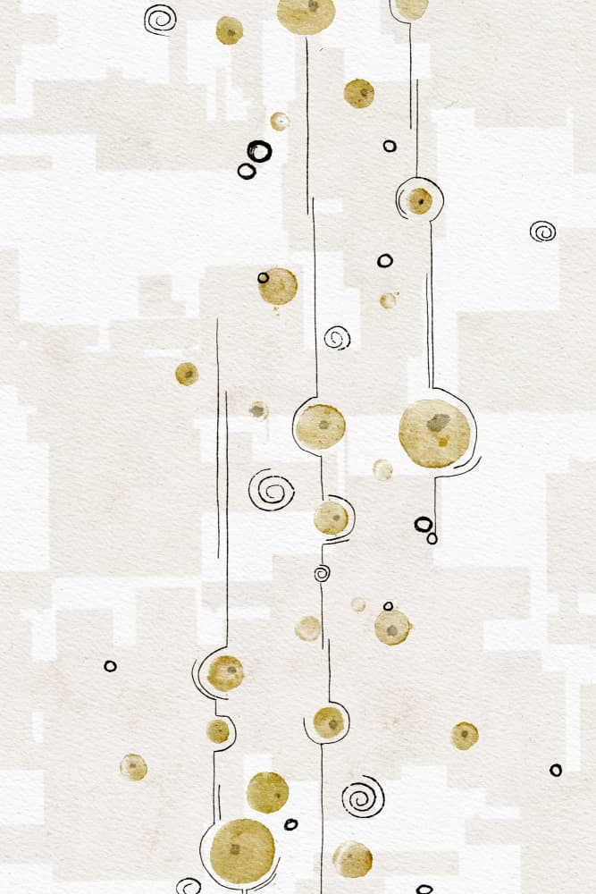Dropping Bubbles by Ankie Kooi — canvas wall art