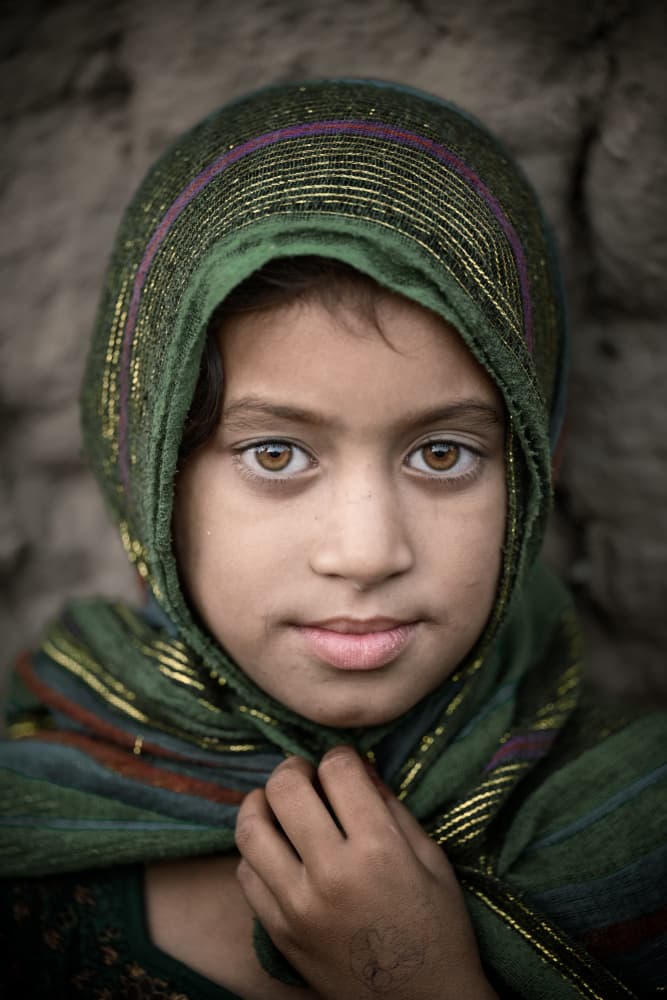 Young Girl's Gaze by Trevor Cole — canvas wall art