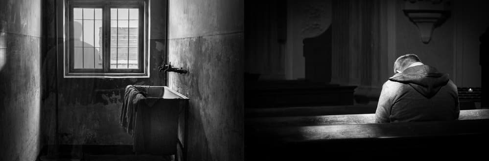 Solitary Prayer And Reflection by Hilde Ghesquiere — canvas wall art