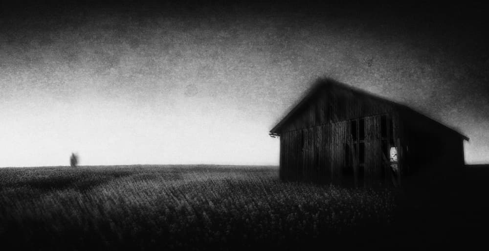 Abandoned Barn Night by Adam Dauria ☂ — canvas wall art