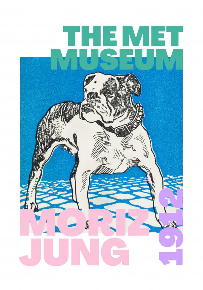 Sketch of a Bulldog by Athene Fritsch — canvas wall art