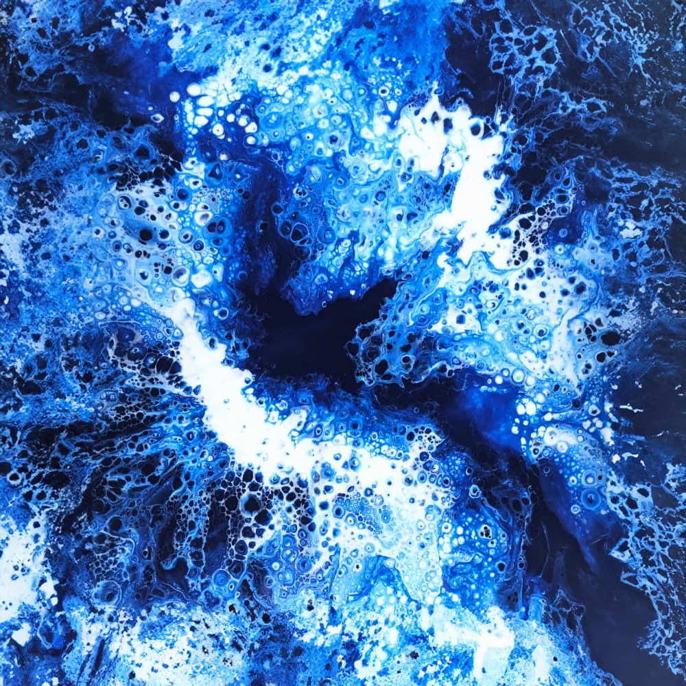 Deep Blue Ocean Flow by Jonas Weikel — canvas wall art