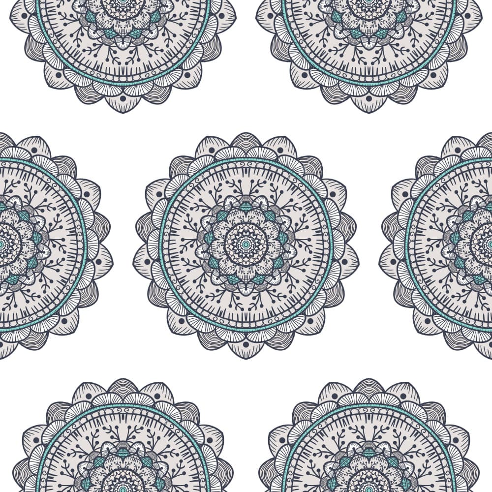 Bohemian Mandala Pattern by Marika Barsrsind — canvas wall art