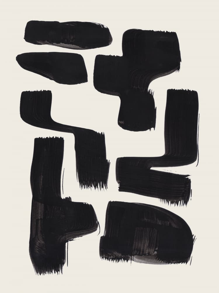 Bold Abstract Shapes by Ejaaz Haniff — canvas wall art