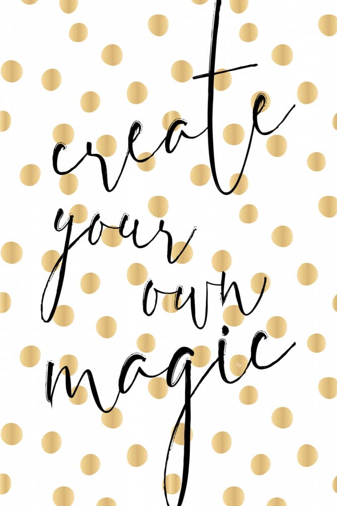 Create Your Own Magic by Martina — canvas wall art