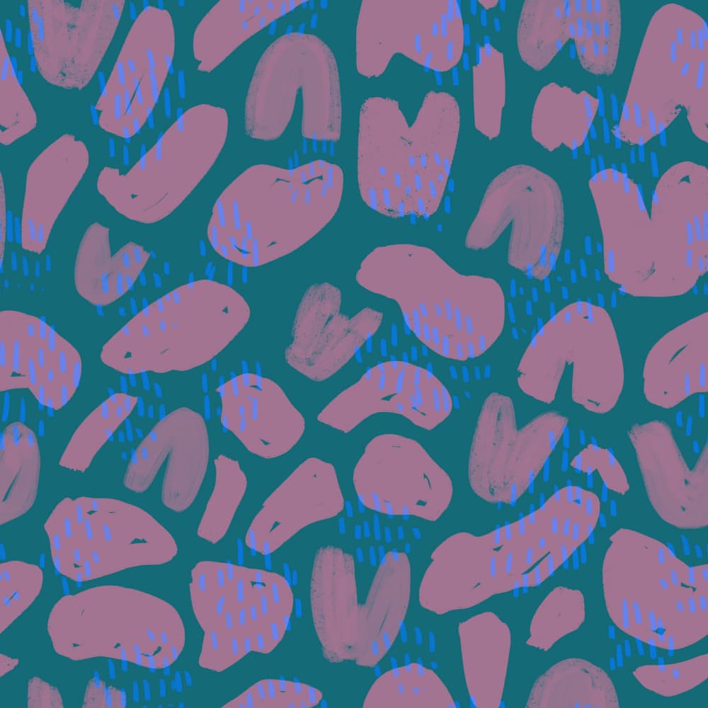 Playful Abstract Shapes by Charlotte Trudgett — canvas wall art
