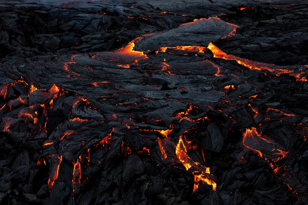 Molten Lava Flow by Bragi Ingibergsson - BRIN — canvas wall art