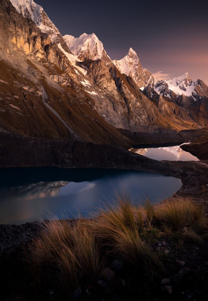 Majestic Mountain Lake Reflections by Karol Nienartowicz — canvas wall art