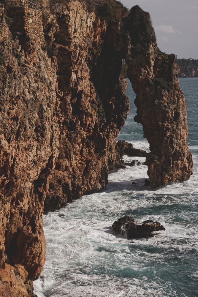 Rugged Sea Arch by engin akyurt — canvas wall art