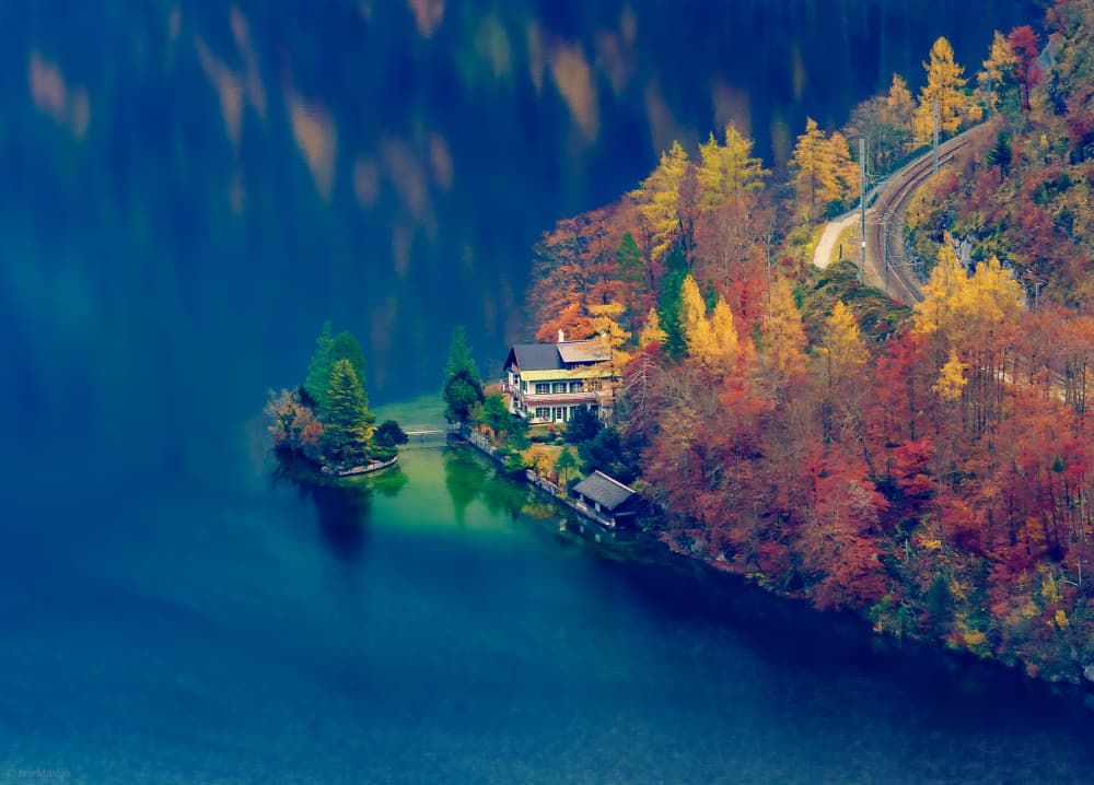 Somewhere in Hallstatt by Ivo Mateju — canvas wall art