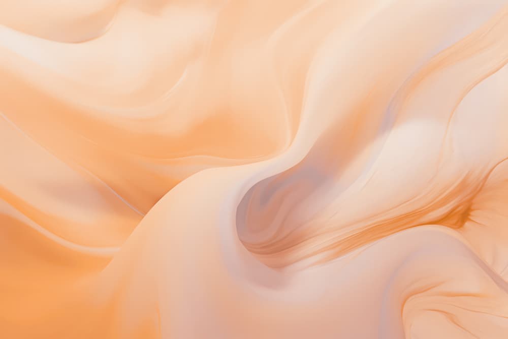 Soft Peach Flow by Andrea Haase — canvas wall art