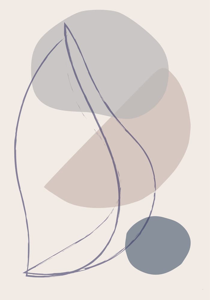 Muted Organic Forms by Pictufy Studio — canvas wall art
