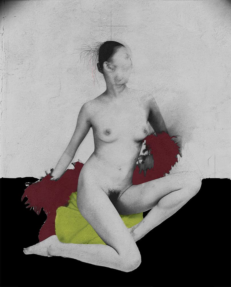 Gray emptiness VI '1975 by Fuyuki Hattori — canvas wall art