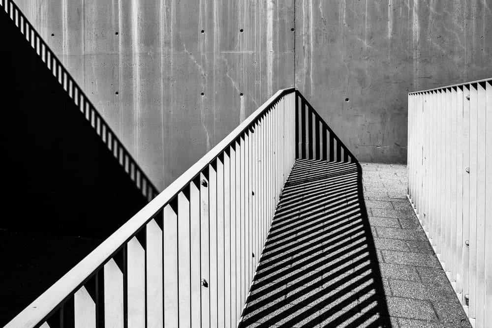 Geometric Shadow Play by Lus Joosten — canvas wall art