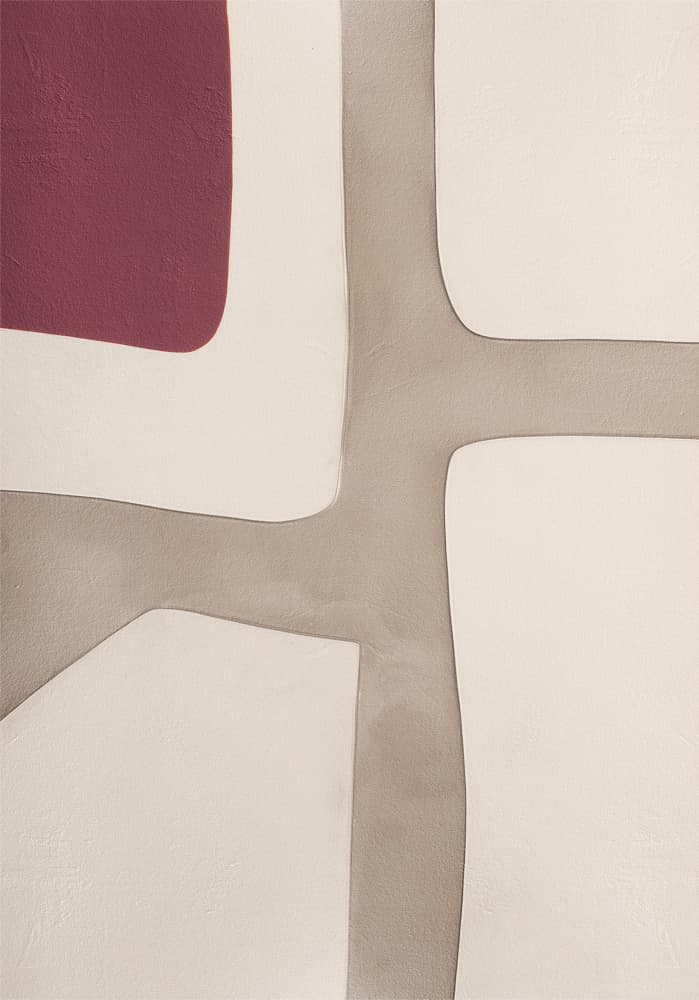 Serene Abstract Geometry by Alma — canvas wall art