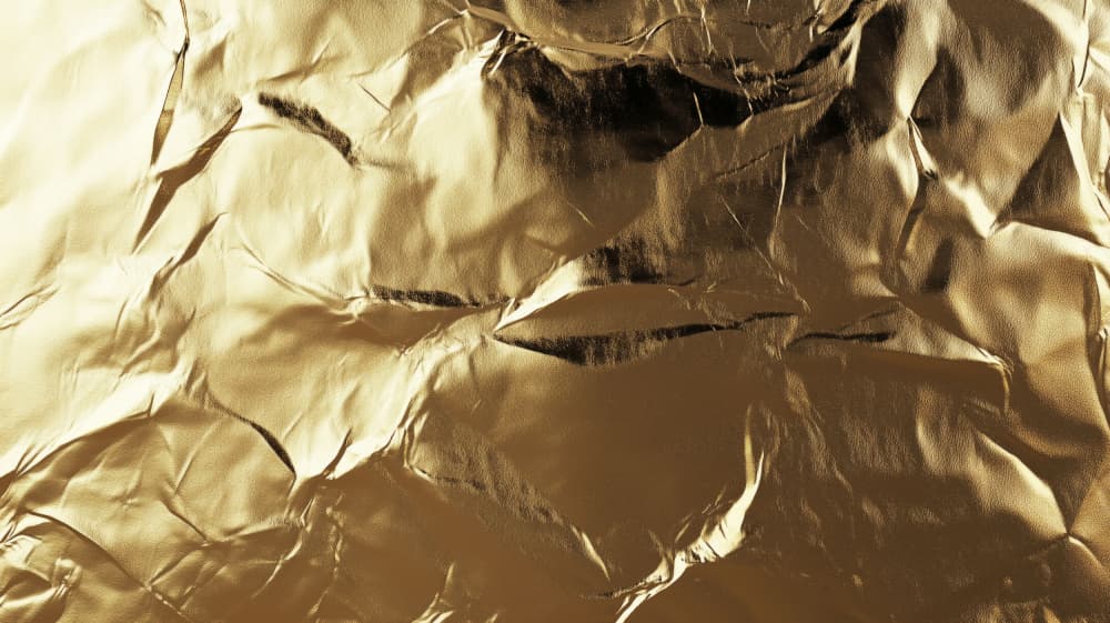 Shimmering Gold Abstract by Marika Barsrsind — canvas wall art