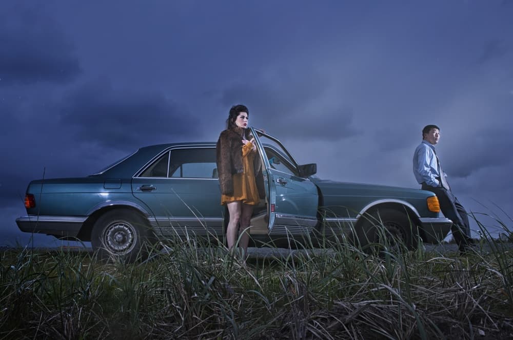 Moody Roadside Stop by Fang Tong — canvas wall art