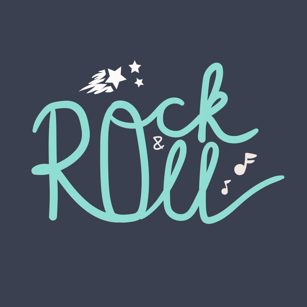 Classic Rock And Roll by Marika Barsrsind — canvas wall art