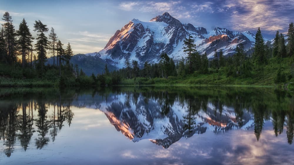 Majestic Mountain Reflection