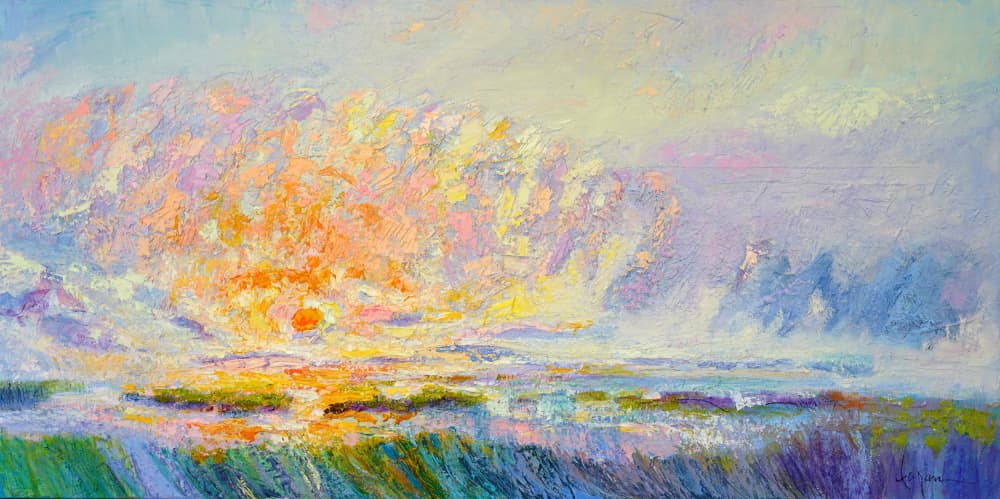 Ribbons in the Sky by Dorothy Fagan — canvas wall art