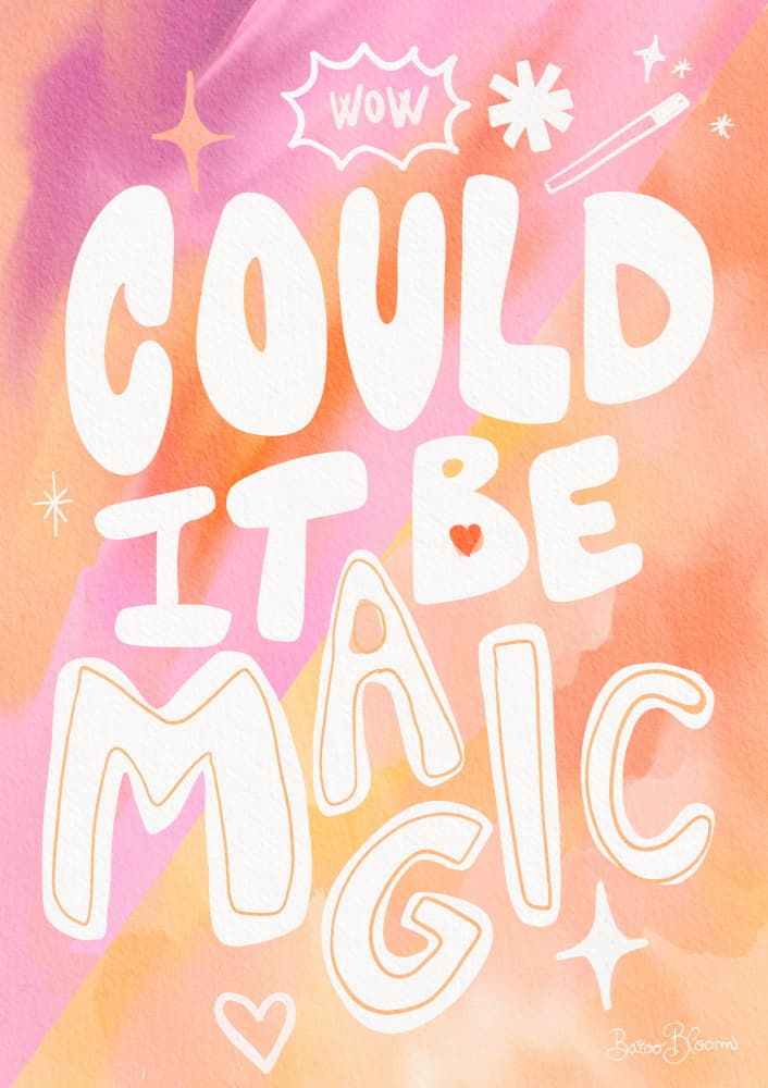 Could It Be Magic by Baroo Bloom — canvas wall art