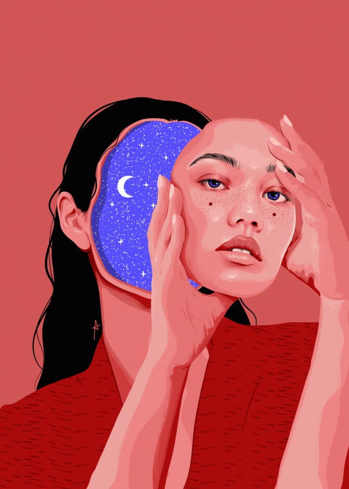Mind Behind the Mask by AnA Ariane — canvas wall art