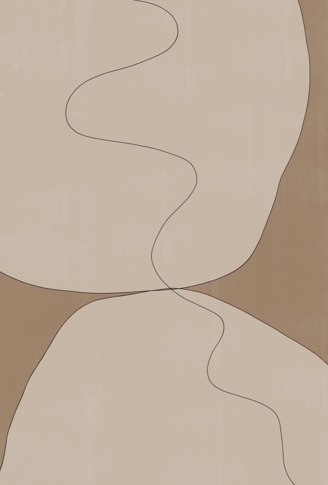 Curves of Serenity by THE MIUUS STUDIO — canvas wall art