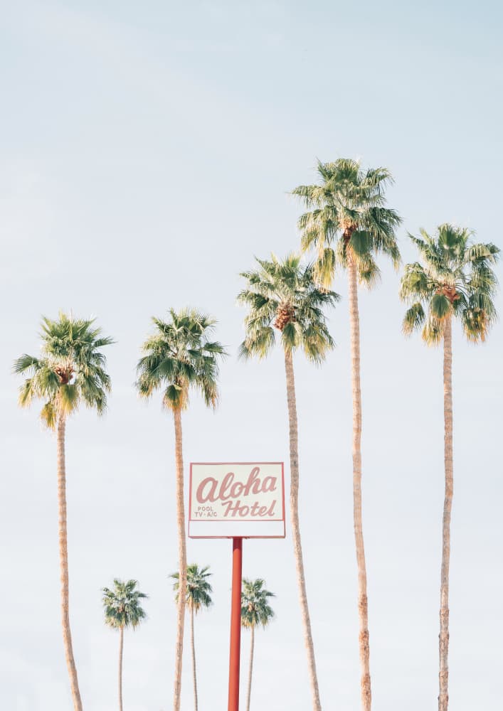 Aloha Hotel by Kathrin Pienaar — canvas wall art