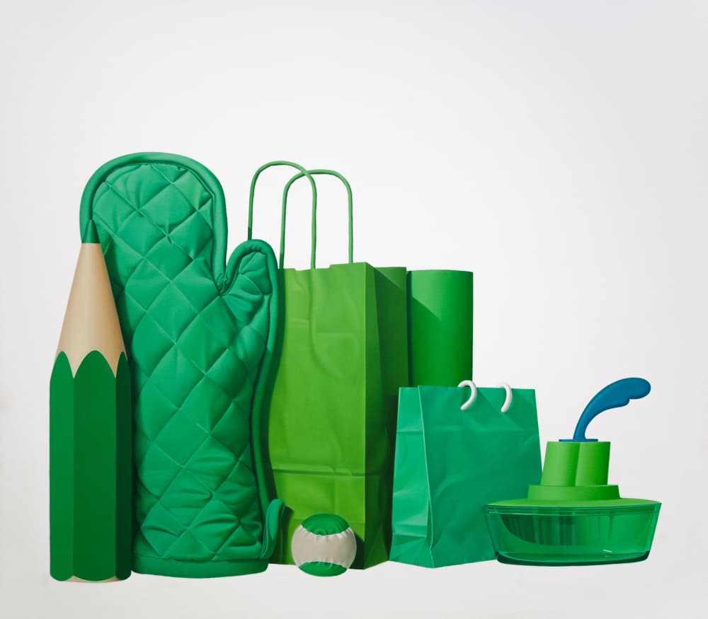 Green Still Life Collection by Ildefonso Martín — canvas wall art