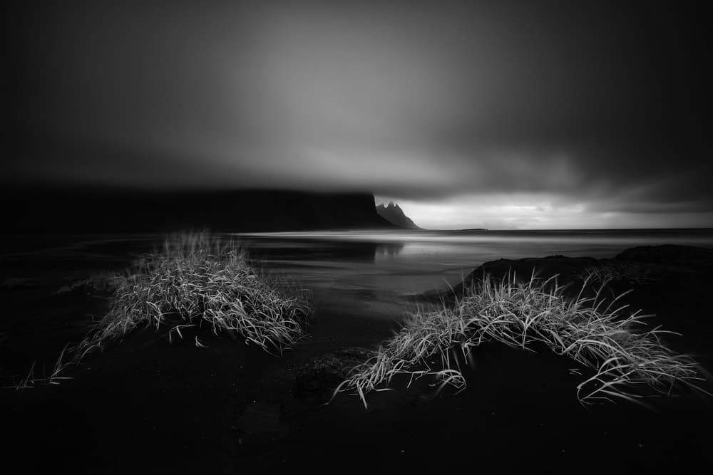 Dark Coastal Peaks by swapnil deshpande — canvas wall art