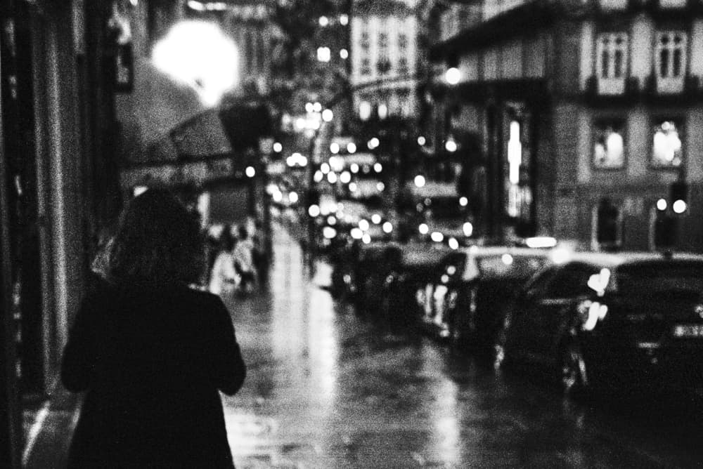 Urban Night Reflection by Paulo Abrantes — canvas wall art