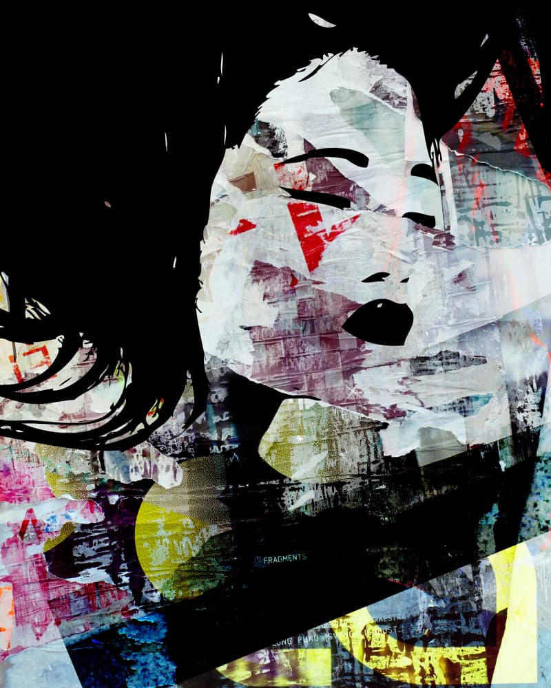 Urban Grunge Woman by PASLIER Morgan — canvas wall art