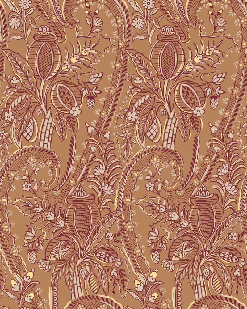 Ornate Floral Pattern by Alexandra Weise — canvas wall art