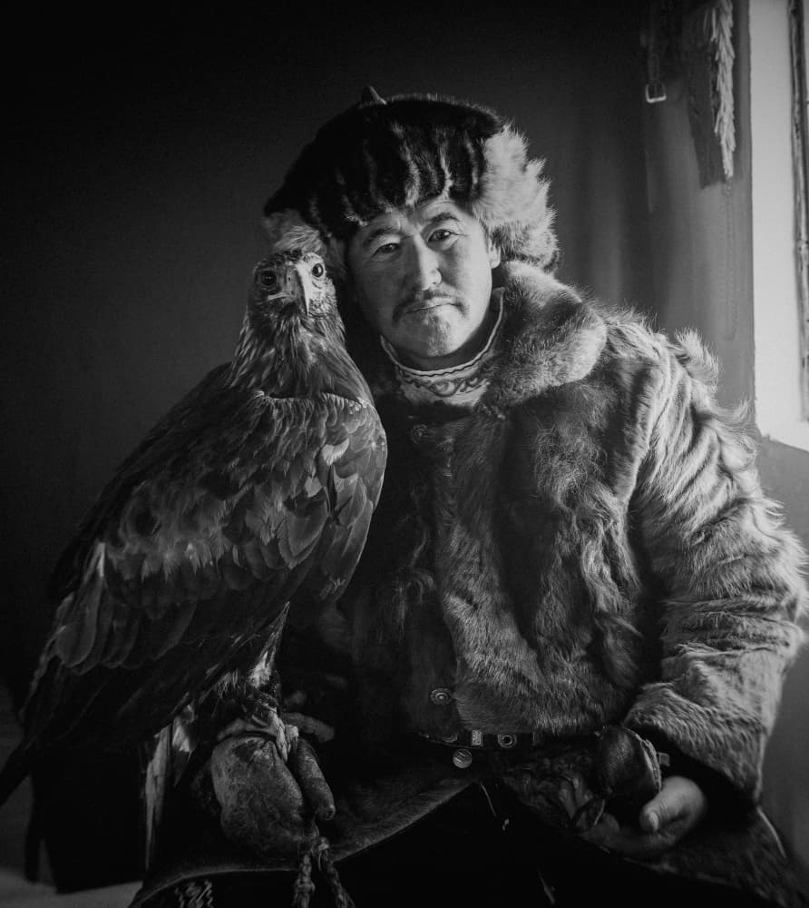 Eagle Hunter Portrait by ADIREK M — canvas wall art