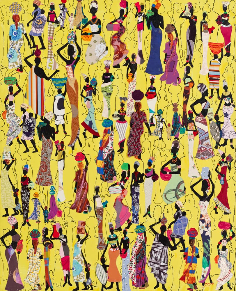 Vibrant African Women by Jukyong Park — canvas wall art