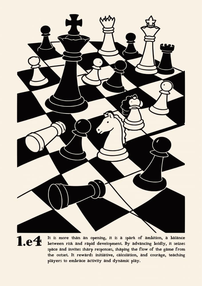 Strategic Chess Game by Patryk Krygowski — canvas wall art