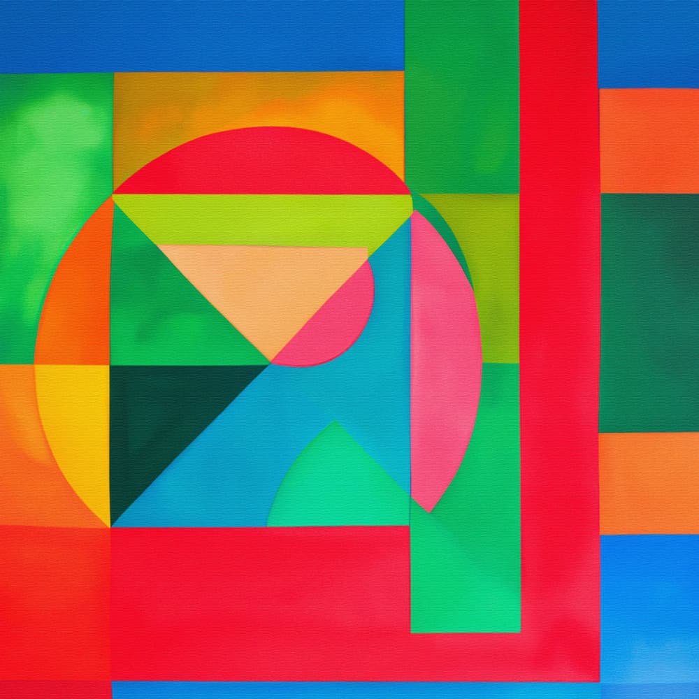 Geometric Harmony by THE MIUUS STUDIO — canvas wall art