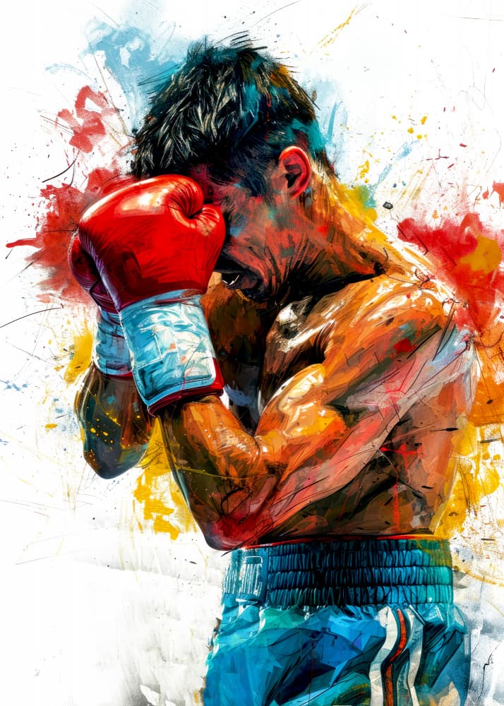Intense Boxer by Justyna Jaszke — canvas wall art