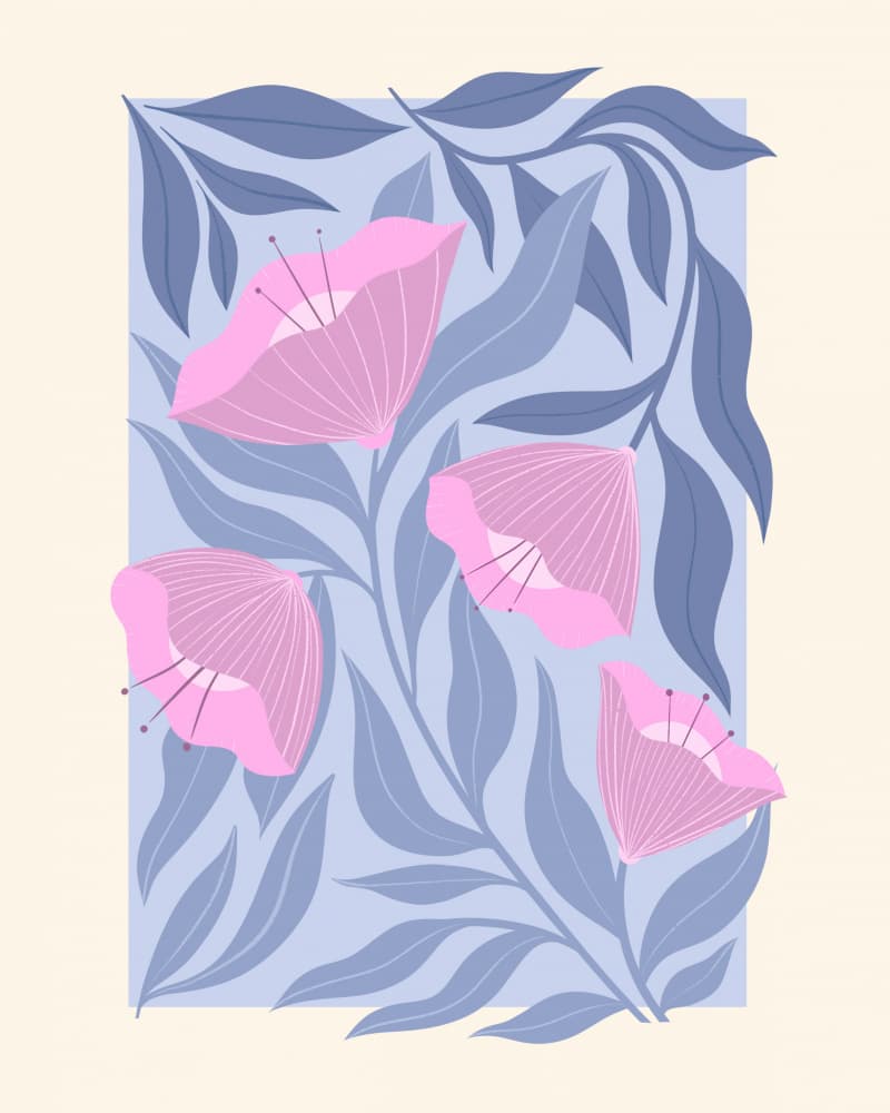 Wild Flora by Melissa Donne — canvas wall art