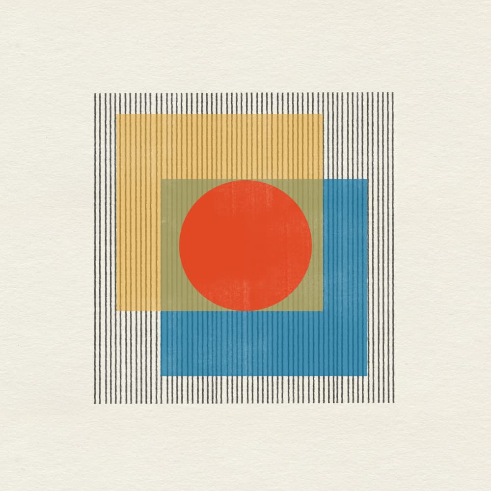 Geometric Harmony by THE MIUUS STUDIO — canvas wall art