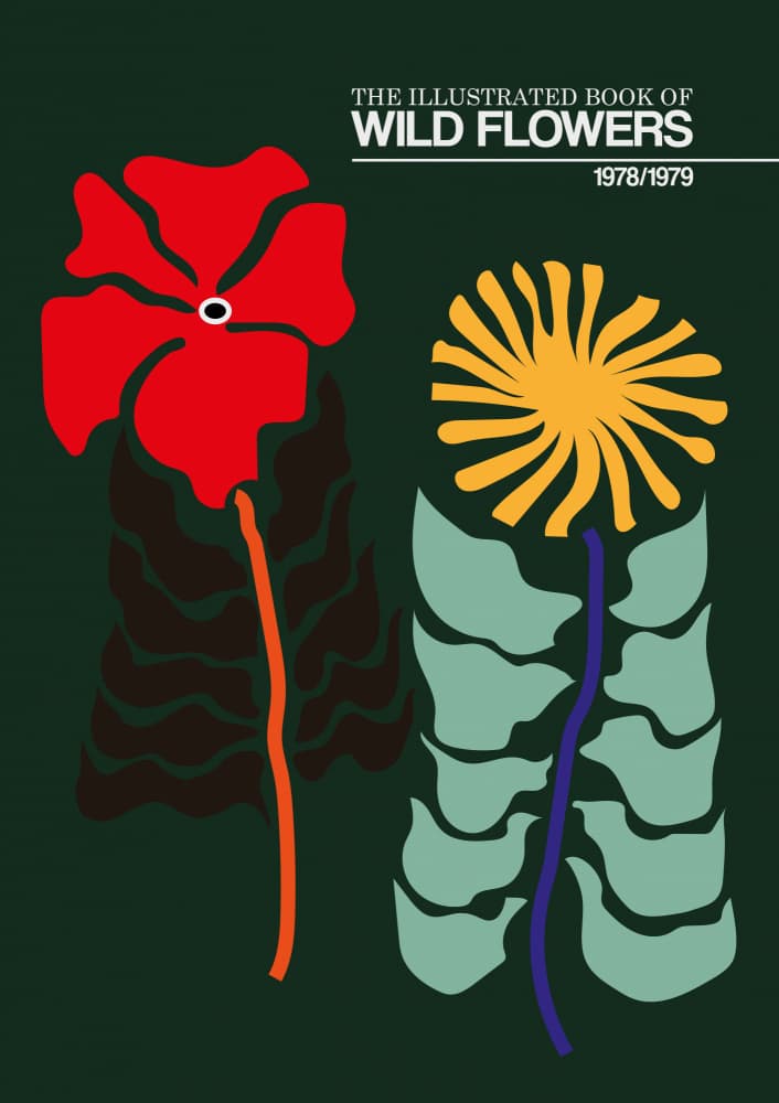 Retro Wild Blooms by Frances Collett — canvas wall art