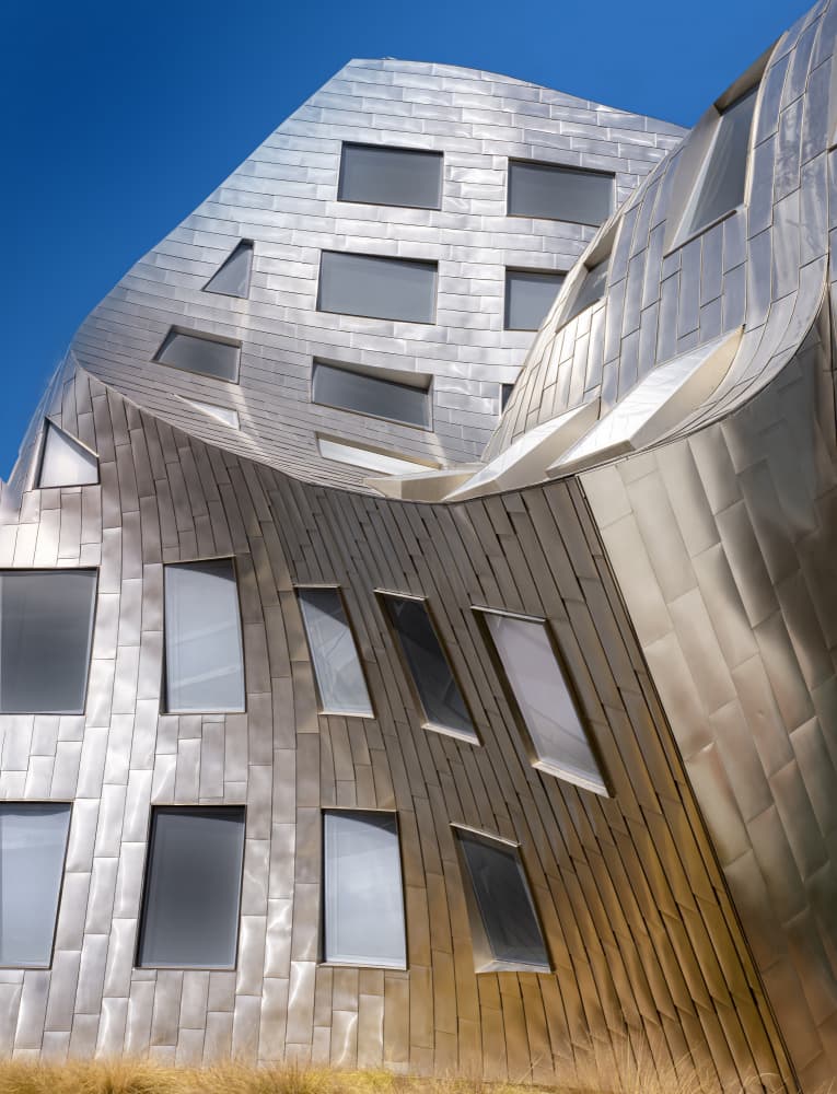 Curved Metal Architecture by Yi Pan — canvas wall art