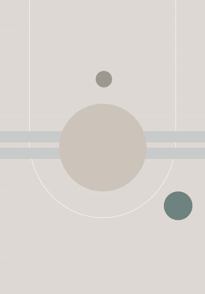 Calm Geometric Shapes by Pictufy Studio II — canvas wall art