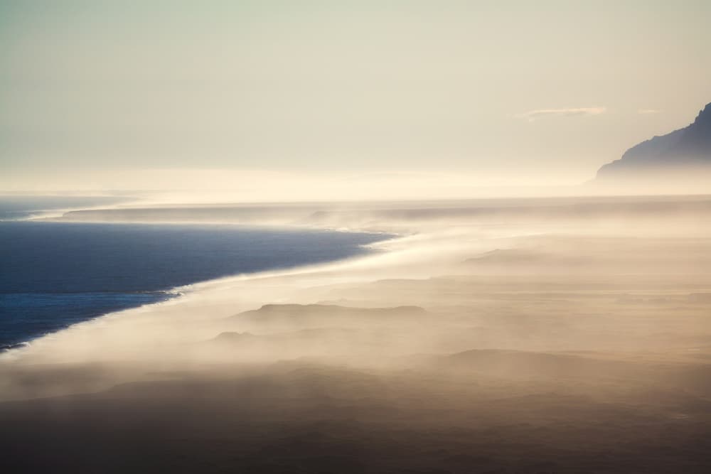 Golden Coastal Mist by swapnil deshpande — canvas wall art