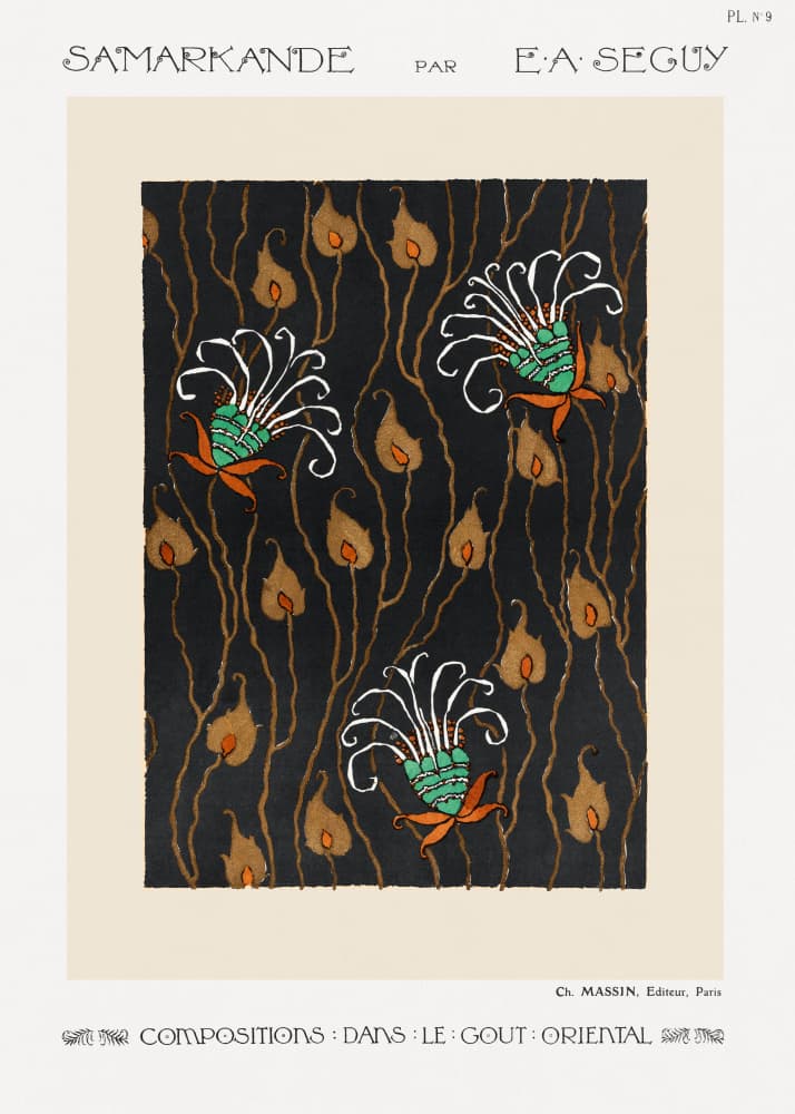 Samarkande 9 by Emile Alain Seguy — canvas wall art