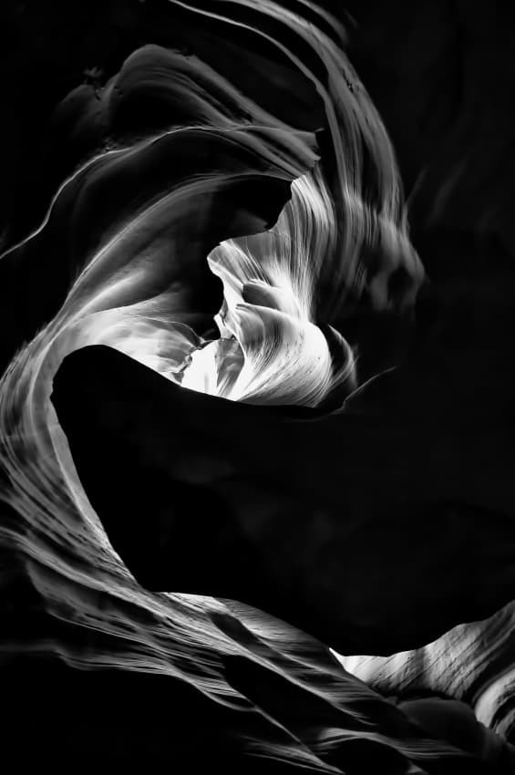 Canyon Light Abstract Forms by Andrew J. Lee — canvas wall art