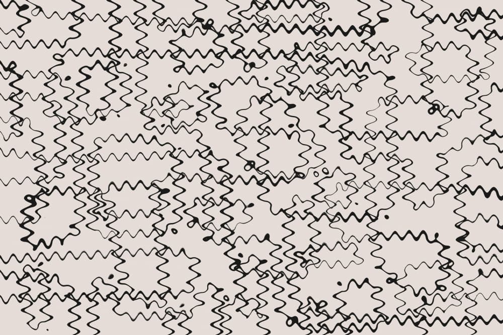 Zigzag Reverie by Treechild — canvas wall art