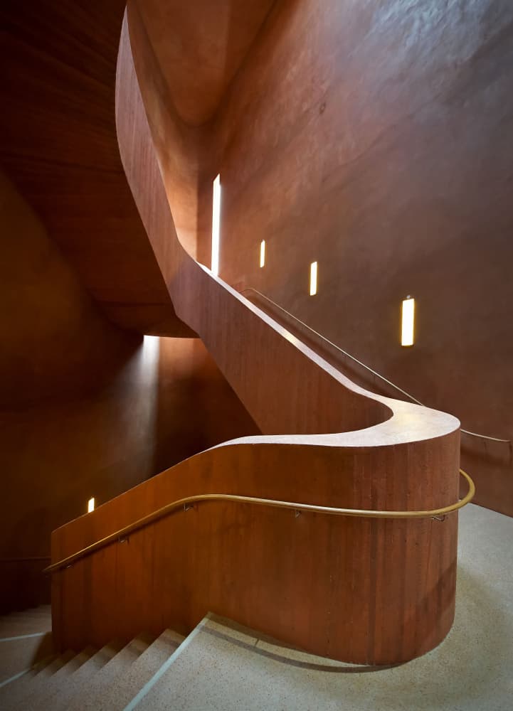 Warm Light Staircase by Renate Reichert — canvas wall art