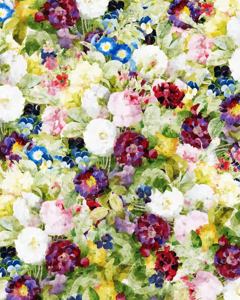 Colorful Garden Blooms